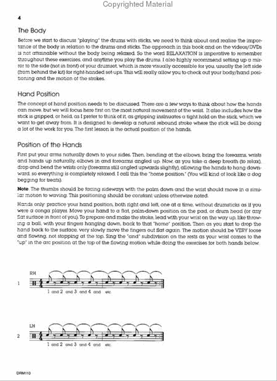 Exercises For Natural Playing