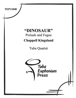 Book cover for Dinosaur Prelude and Fugue