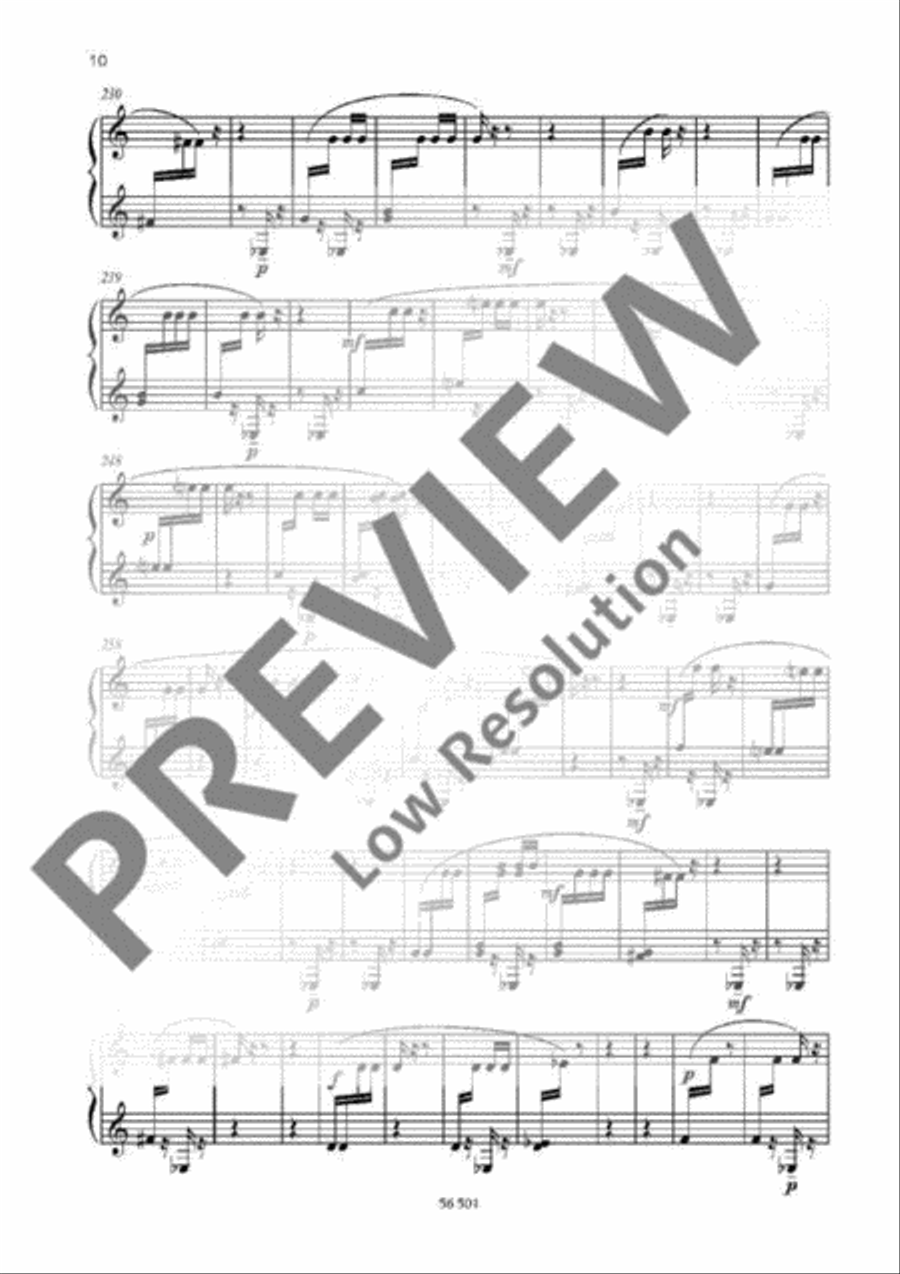 Whirling Udumbara I & II Piano Solo scores gallery preview page 6
