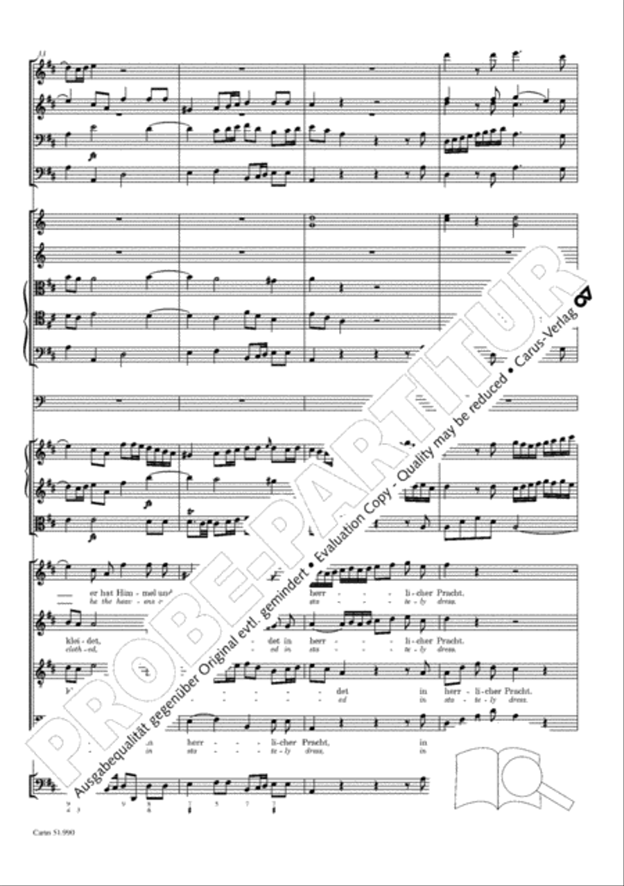 The Creation (Die Schopfung) 4-Part scores gallery preview page 103