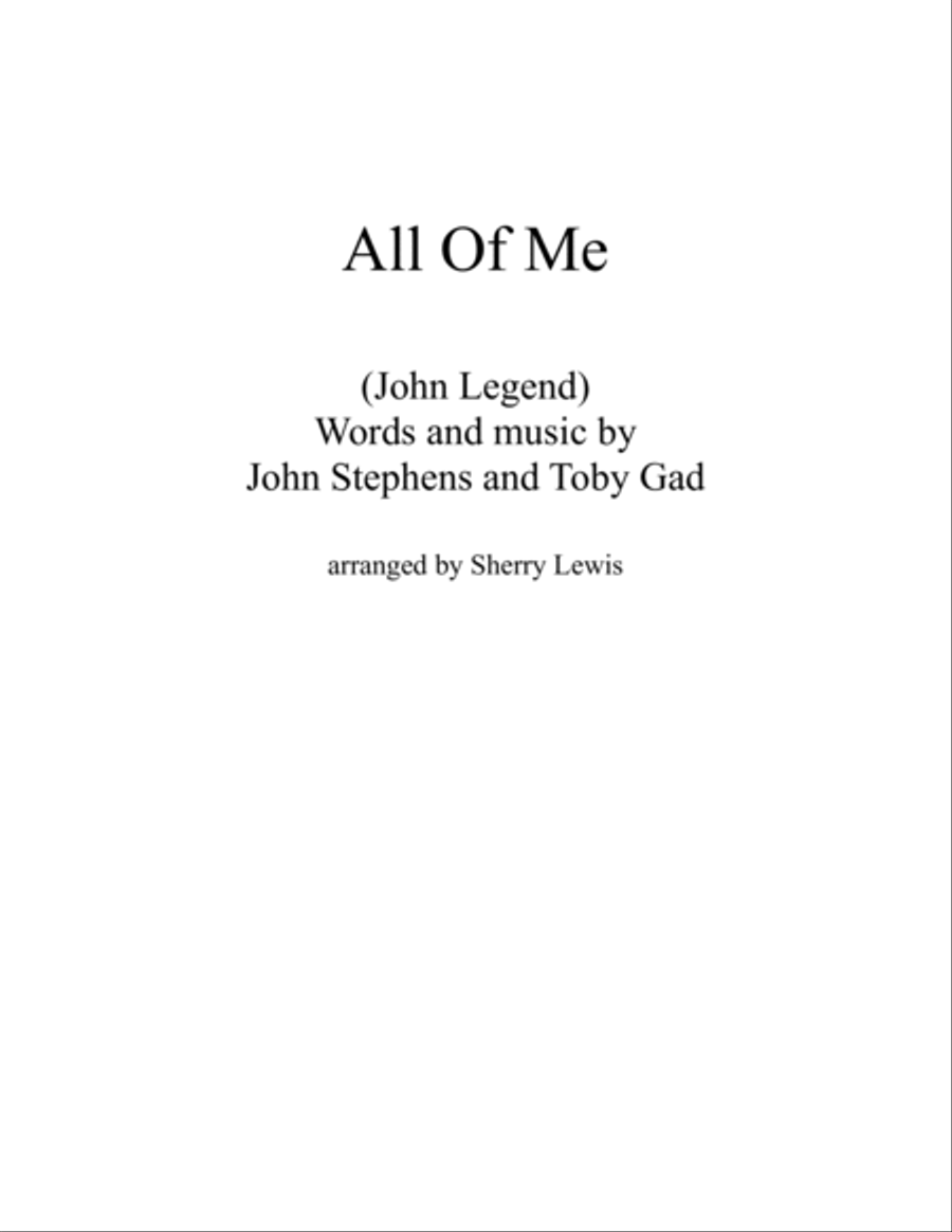 All Of Me String Duet scores gallery preview page 2