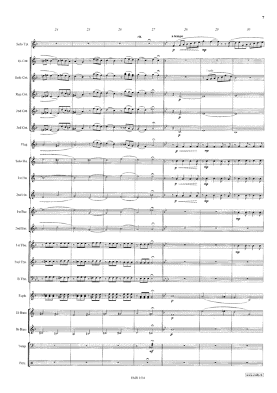 Konzertstuck No. 2 Brass Band scores gallery preview page 8