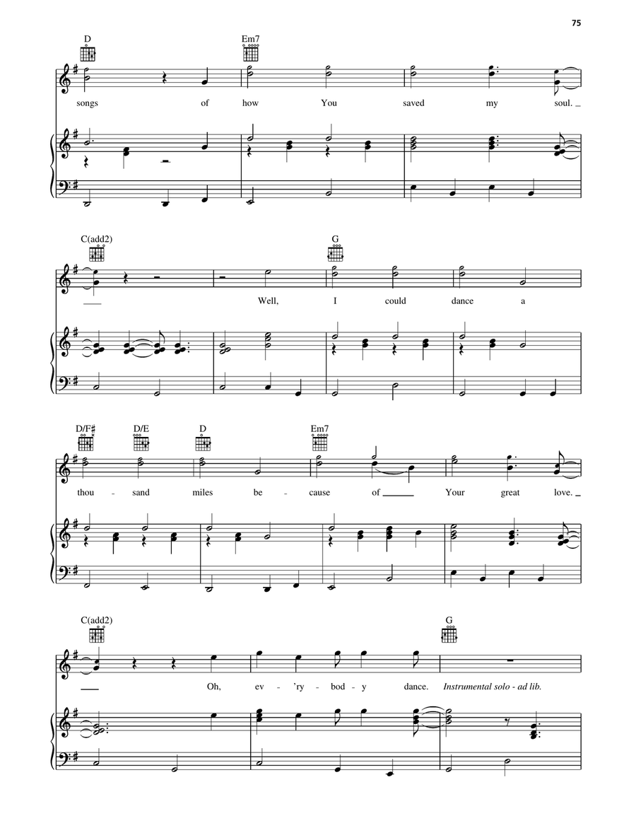 The Happy Song The Happy Song Piano, Vocal, Guitar scores gallery preview page 4