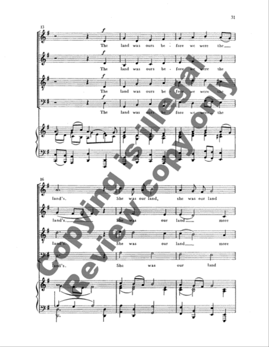 A Concord Cantata 4-Part scores gallery preview page 7