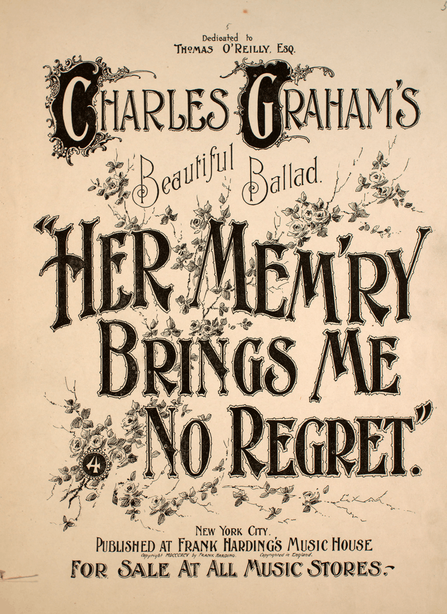 Her Mem'ry Brings Me No Regret