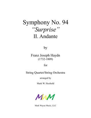 Symphony No. 94 "Surprise", II. Andante