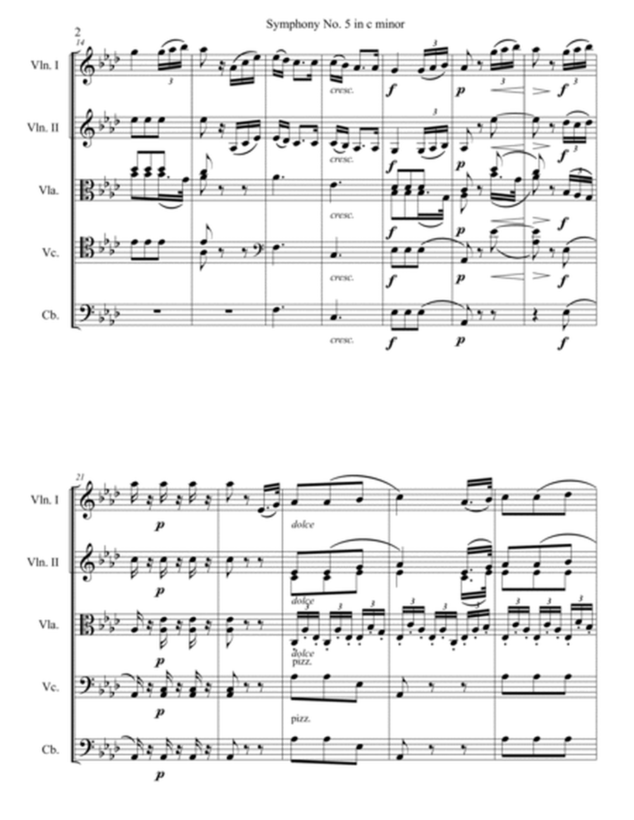 Symphony No. 5 in c minor, Movement 2