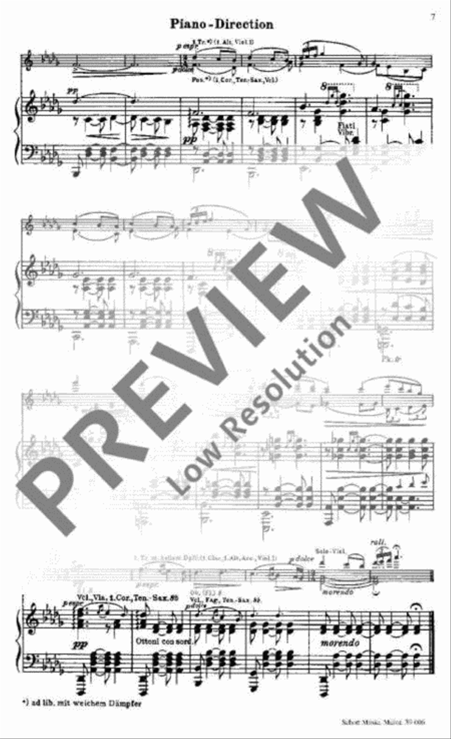 Humoreske / Zigeunerlied Orchestra scores gallery preview page 7