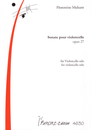 Book cover for Sonate fur Violoncello