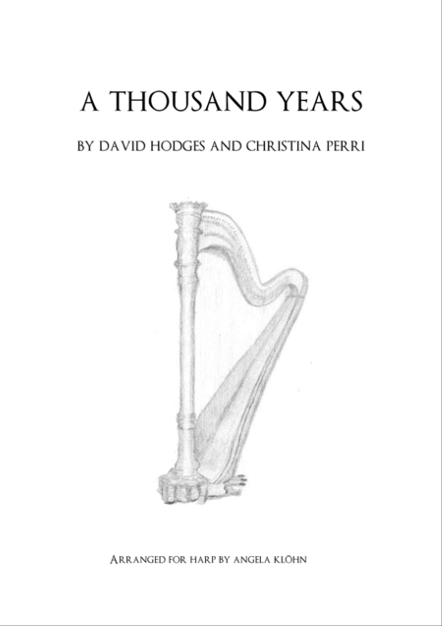 A Thousand Years by Christina Perri Harp - Digital Sheet Music