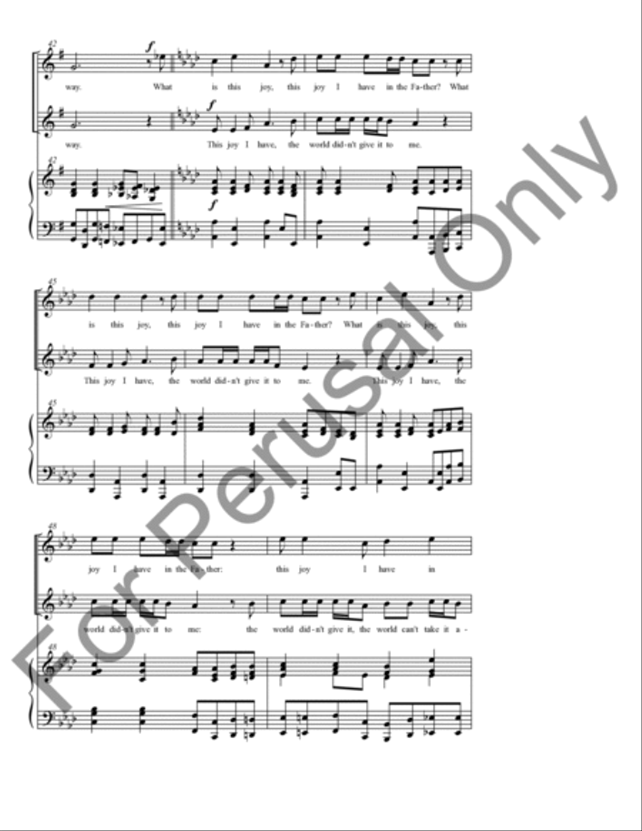 What Is This Joy? SA scores gallery preview page 6