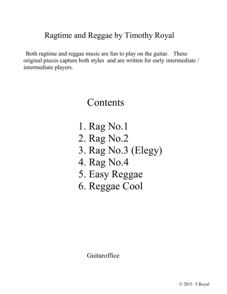 Ragtime and Reggae image number null