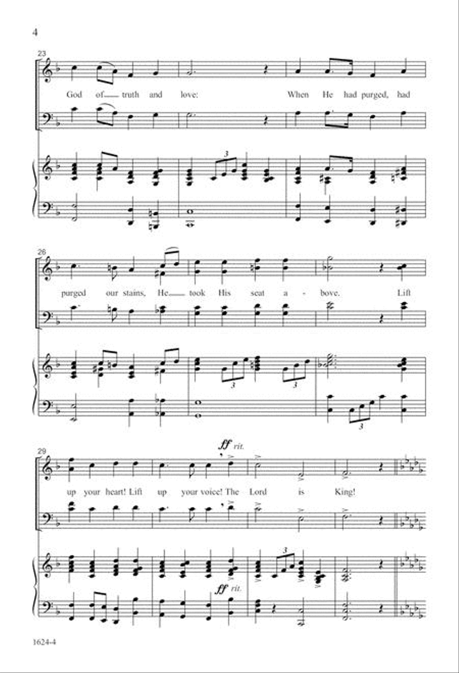 King All-Glorious King All-Glorious 4-Part scores gallery preview page 4
