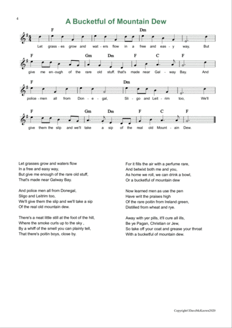 24 Favourite Songs of Ireland, for Tenor Saxophone Tenor Saxophone scores gallery preview page 4