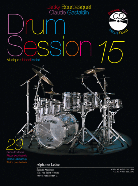 Drum Session 15 29 Pieces Pour Batterie (livre + Cd Al30561)