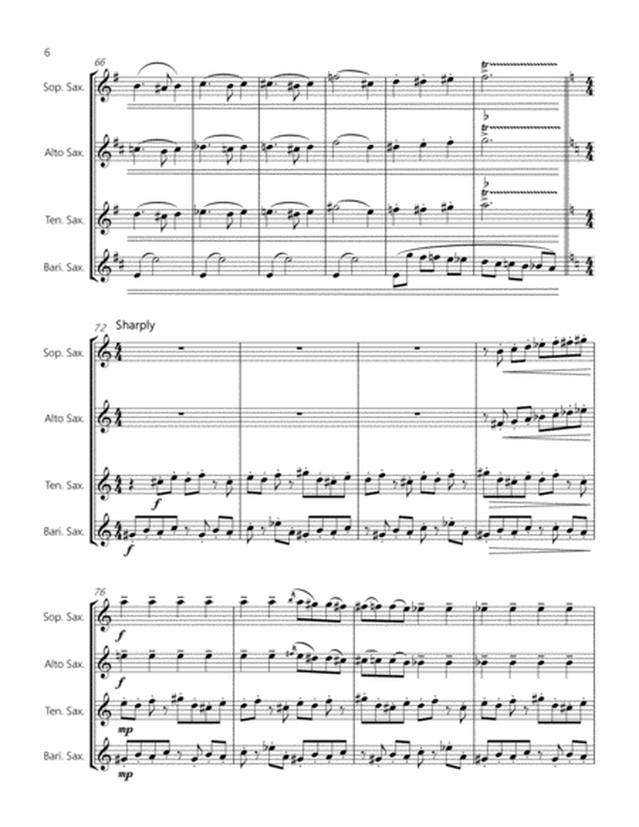 Sinfonietta for Sax Quartet image number null