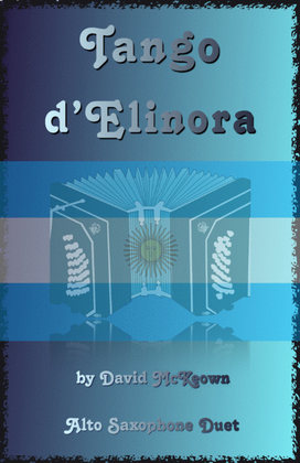 Book cover for Tango d'Elinora, for Alto Saxophone Duet