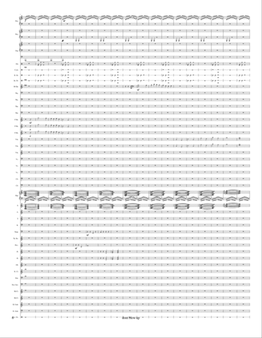Blue Flower Concert Band scores gallery preview page 6