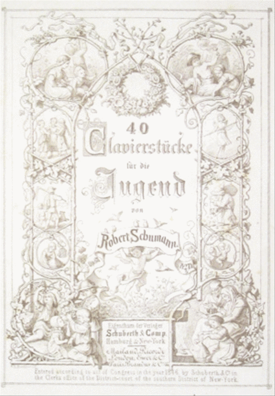 Album fur die Jugend op. 68 Greeting & Postcards scores gallery preview page 1