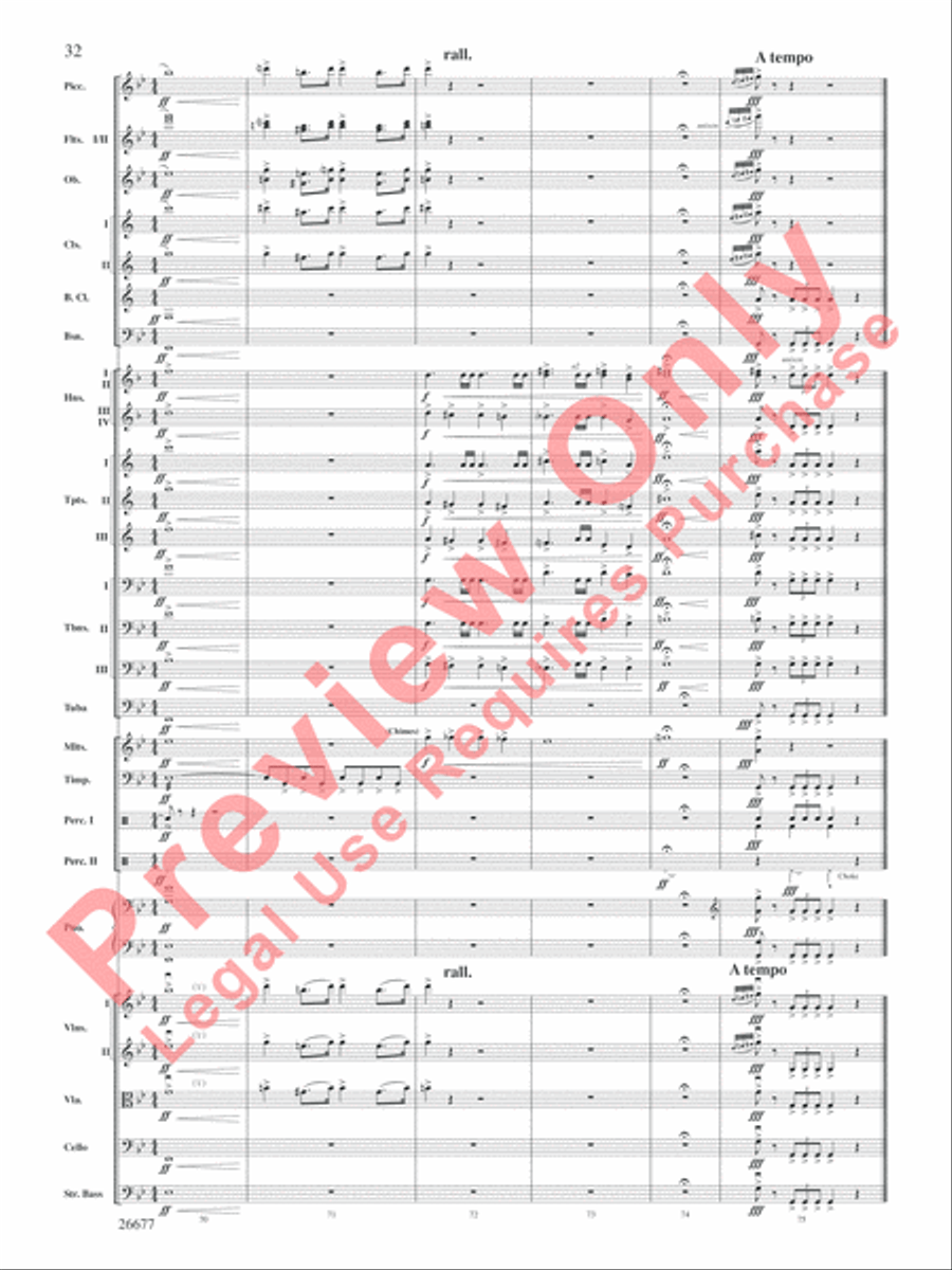 Star Wars Epic -- Part II, Suite from the Full Orchestra scores gallery preview page 33