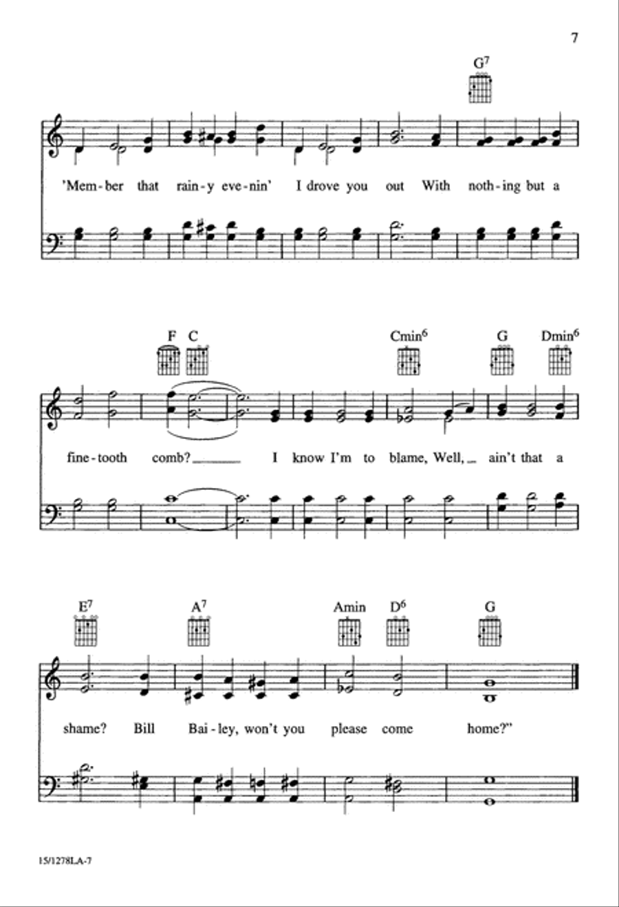 Little Big Note Songbook - Secular Edition 4-Part scores gallery preview page 7