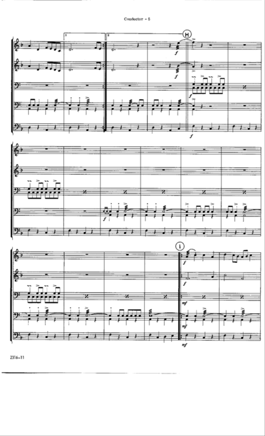 Marcha-Cumbia Percussion Ensemble scores gallery preview page 6