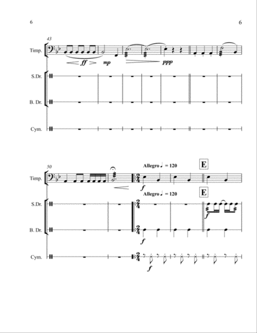 Magna Percussion Ensemble scores gallery preview page 6