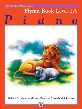 Book cover for Alfred's Basic Piano Course Hymn Book, Level 1A