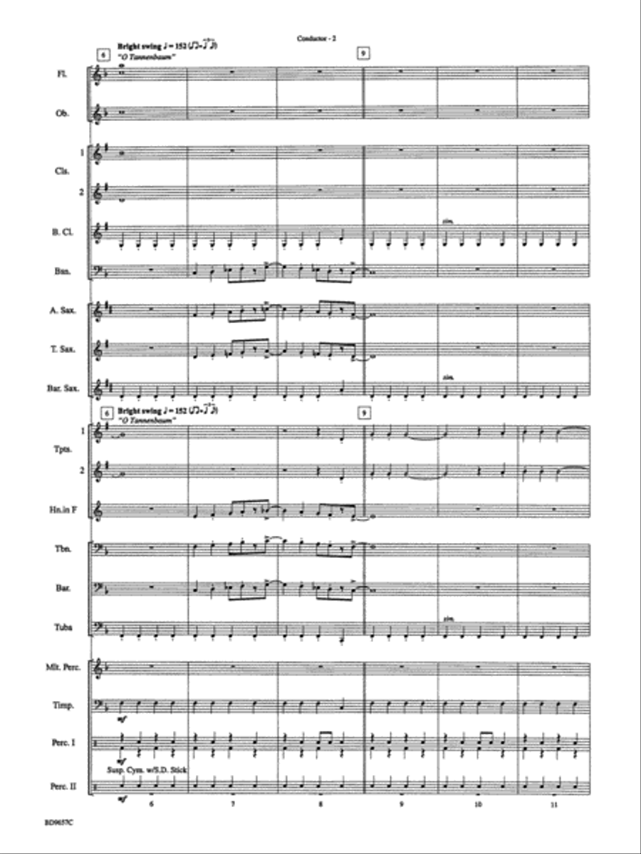 Merry Christmas, and All That Jazz!: Score Concert Band scores gallery preview page 3