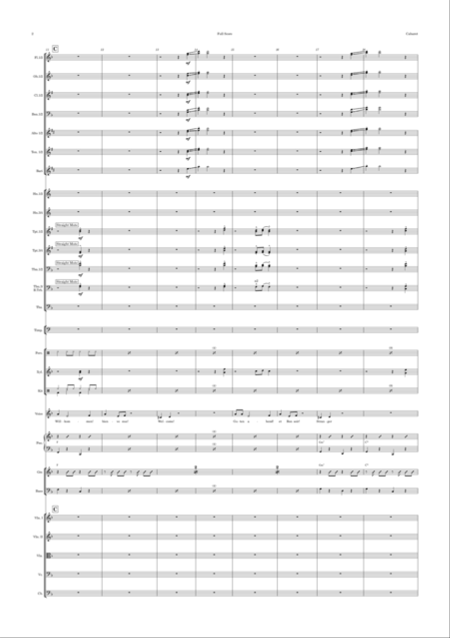 Cabaret Cabaret Full Orchestra scores gallery preview page 2