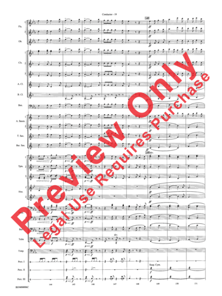 Children's March Concert Band scores gallery preview page 21