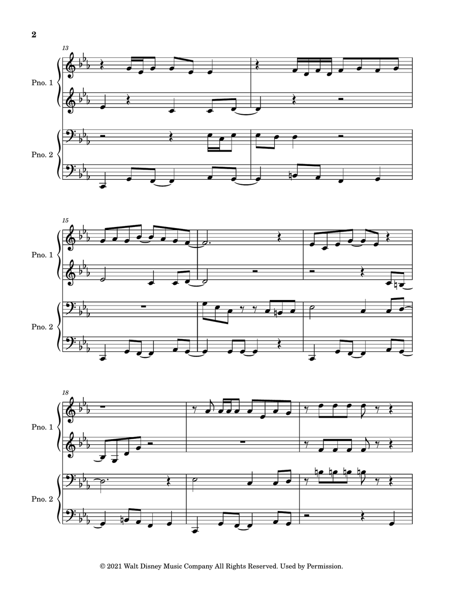 We Don't Talk About Bruno Piano Method scores gallery preview page 3