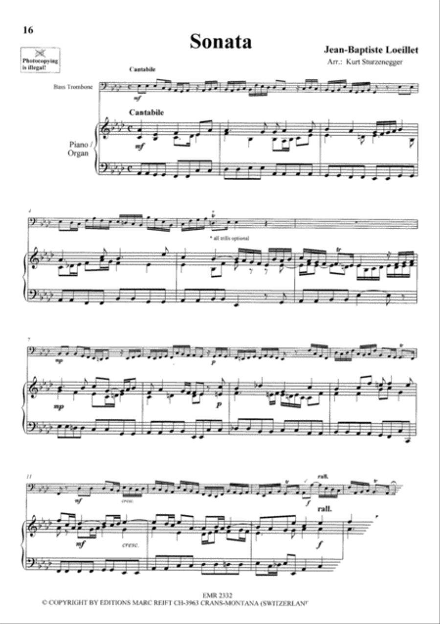 Baroque Masterpieces Trombone scores gallery preview page 6