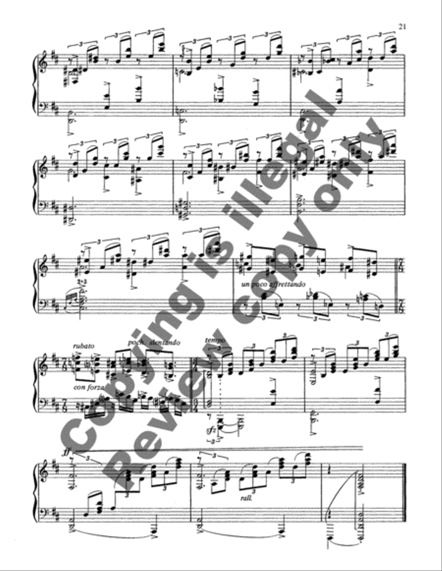Suite for Piano Piano Solo scores gallery preview page 12