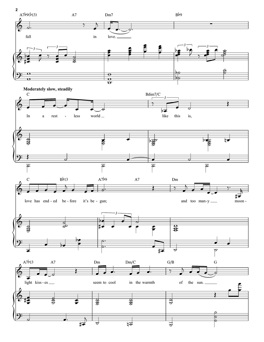When I Fall In Love Voice scores gallery preview page 2