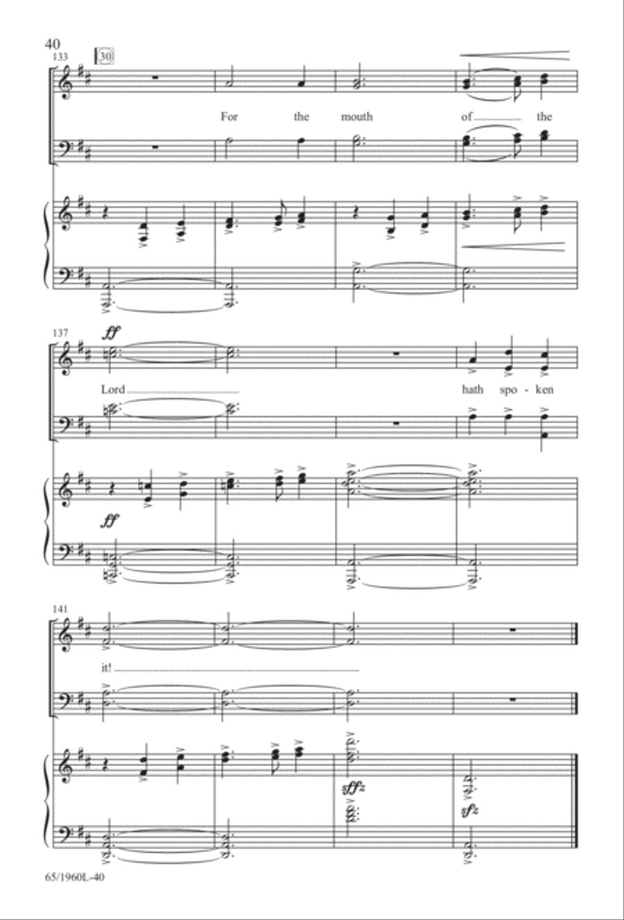 A New Birth...A New Beginning 4-Part scores gallery preview page 41