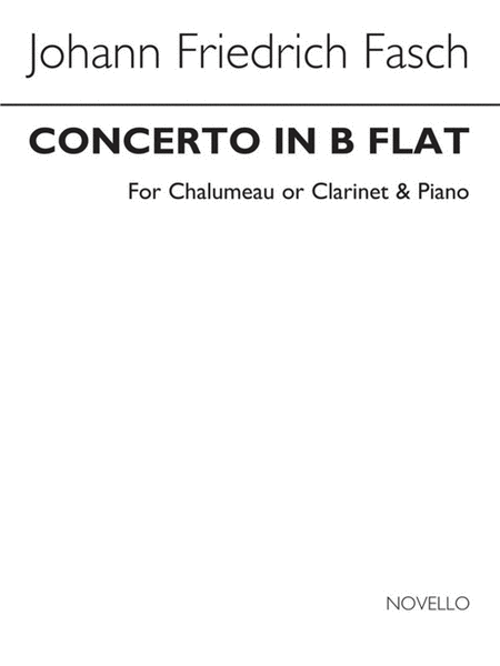Fasch - Concerto In B Flat Clarinet/Piano (Pod)