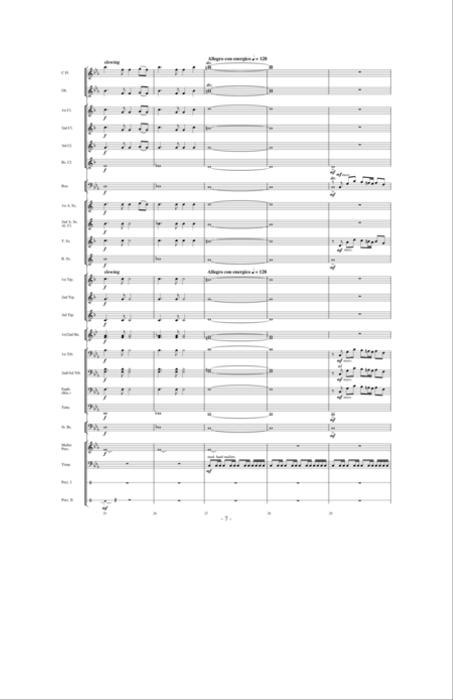 Beautiful Savior Concert Band scores gallery preview page 6