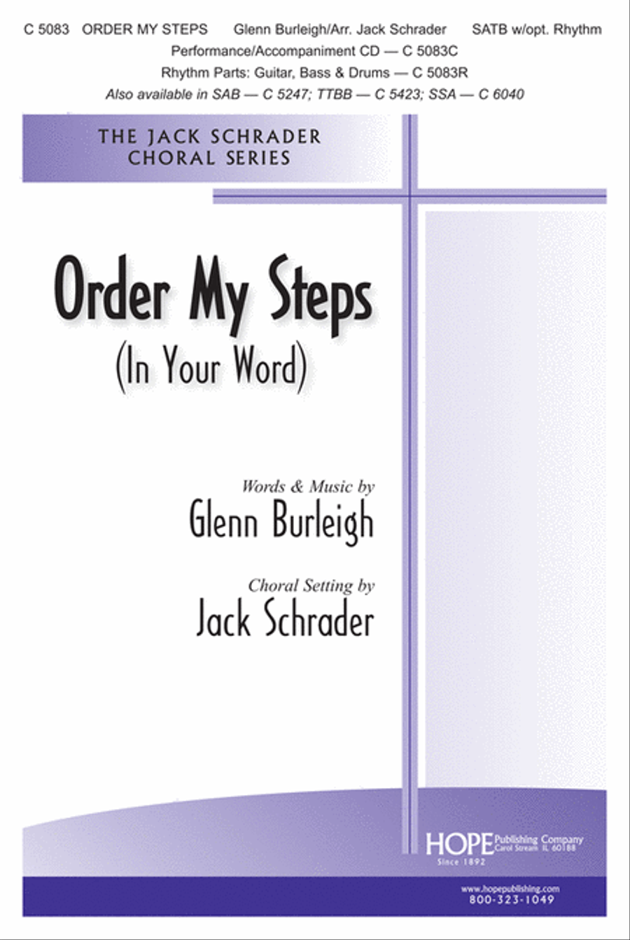 Order My Steps 4-Part scores gallery preview page 1