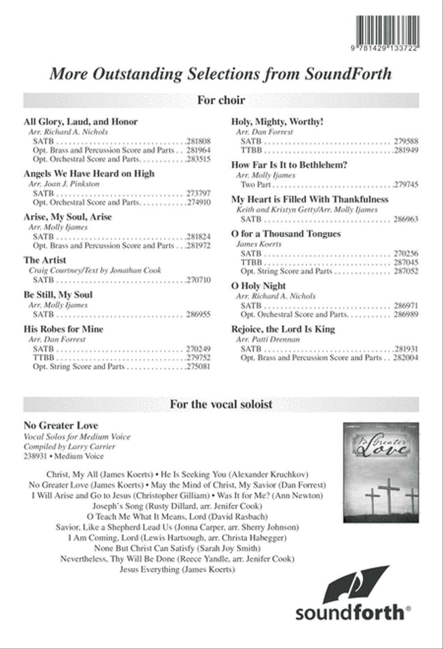 Come, Sing a Song of Joy! 4-Part scores gallery preview page 12