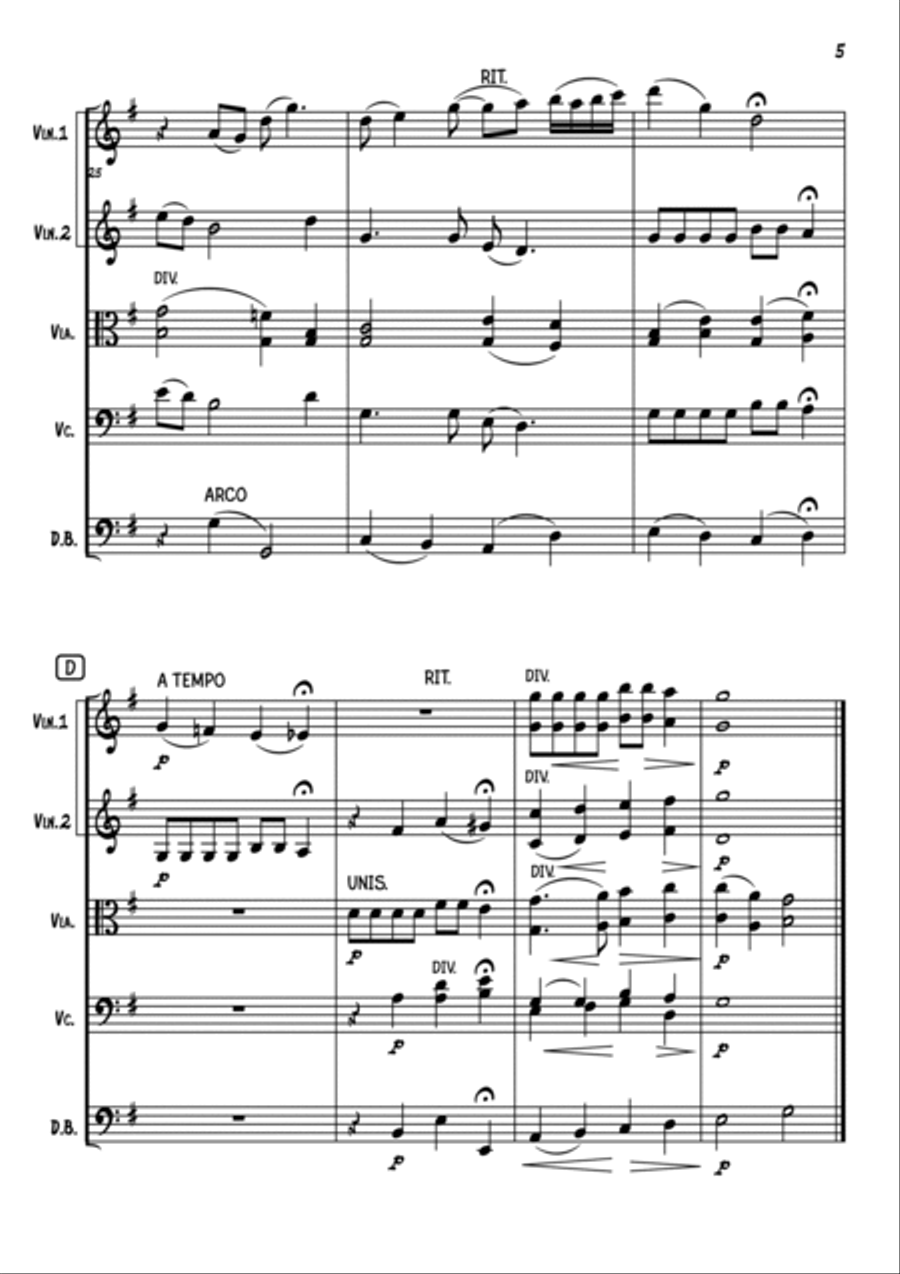 Swing Low, Sweet Chariot Swing Low, Sweet Chariot String Orchestra scores gallery preview page 6