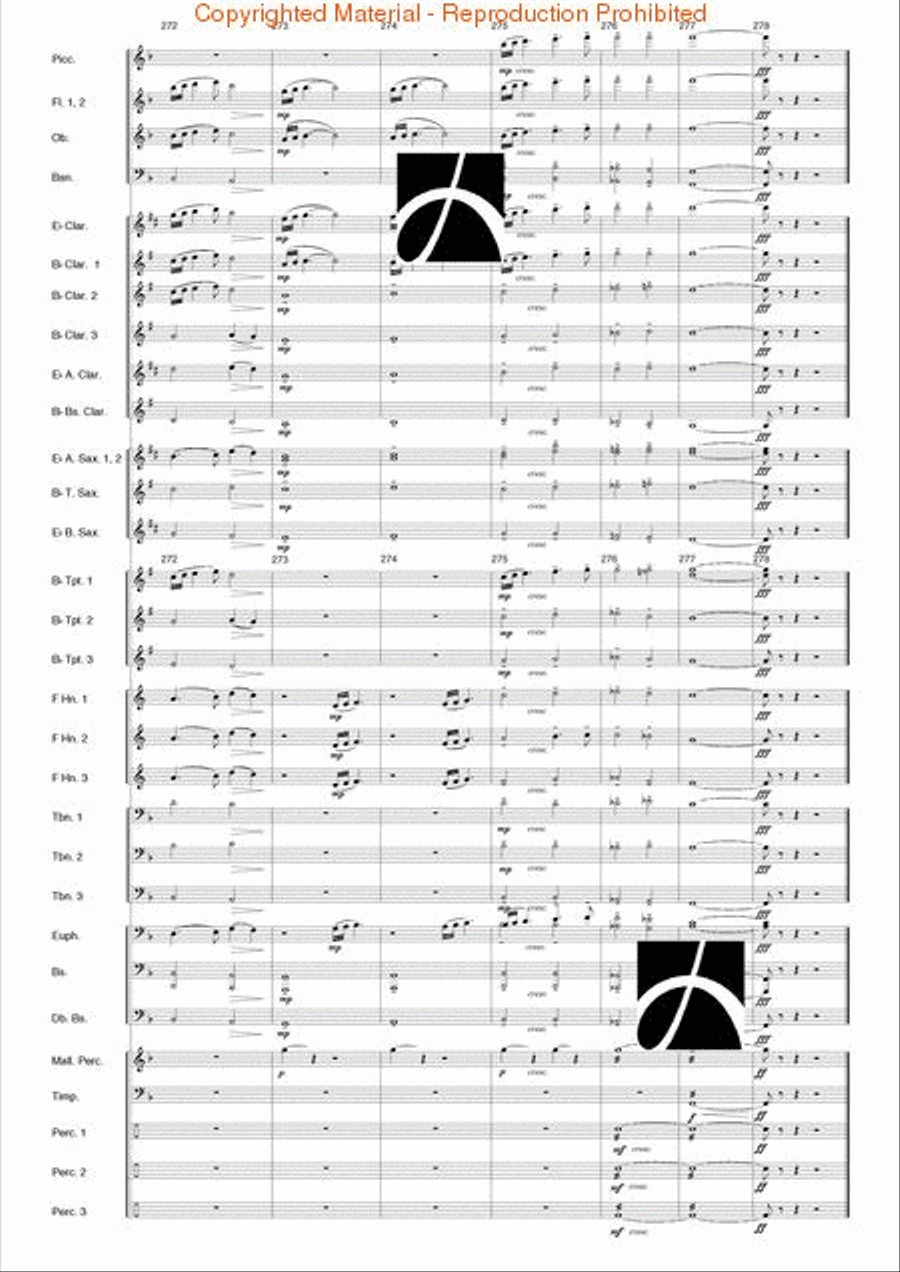 Virginia Concert Band scores gallery preview page 43