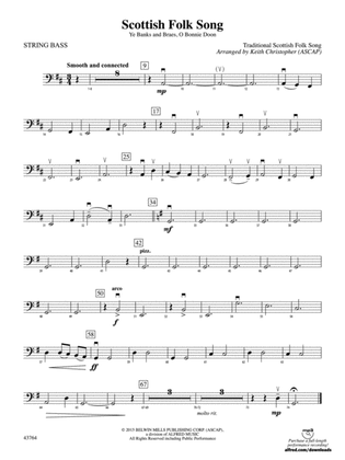 Scottish Folk Song: String Bass