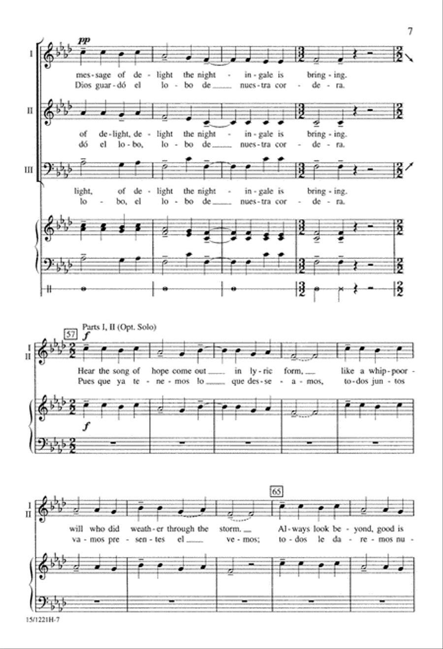Ríu, Ríu, Chíu 3-Part scores gallery preview page 8