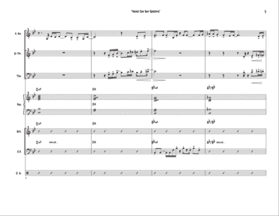 Never Can Say Goodbye Tenor Saxophone scores gallery preview page 3
