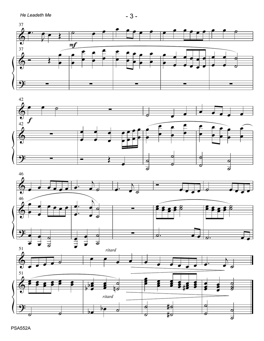 THREE HYMNS FOR THE PSALTERY - Psaltery with Piano Accompaniment Alto Recorder scores gallery preview page 3