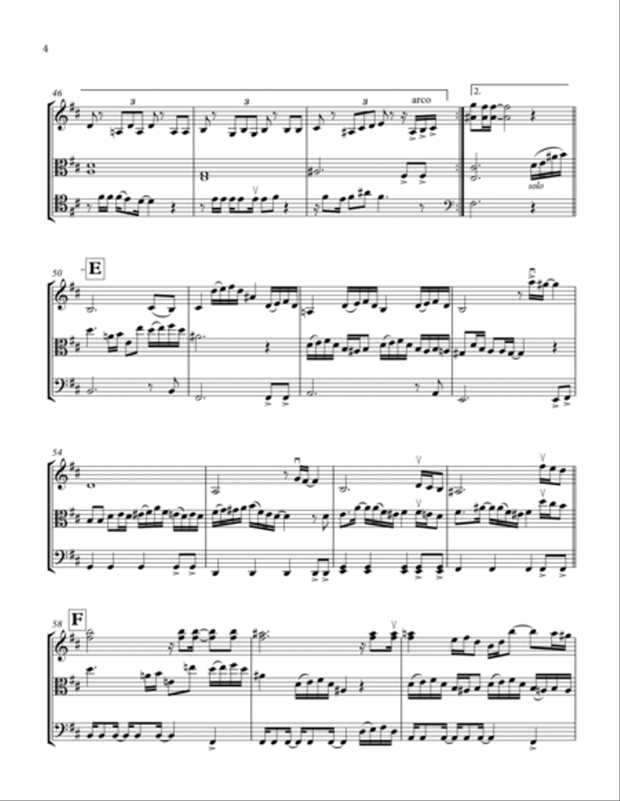 Hotel California Hotel California String Trio scores gallery preview page 4