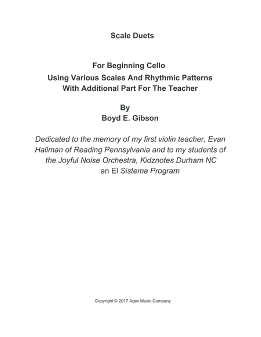 Scale Duets Scale Duets String Duet scores gallery preview page 2