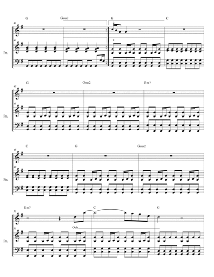 The Scientist Piano scores gallery preview page 5