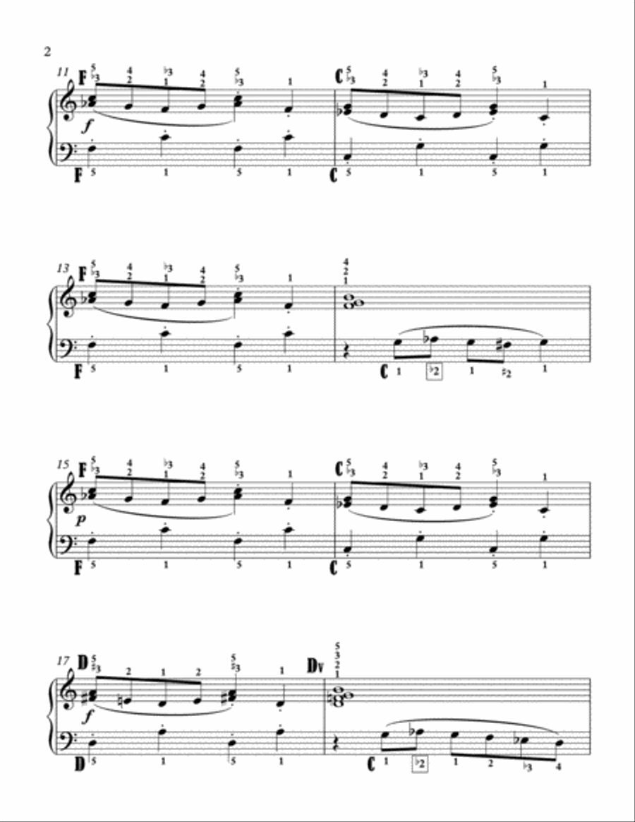 Parade of Gnomes (2nd Year Piano Solo) Piano Method scores gallery preview page 2
